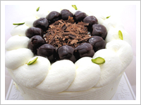 さくらんぼのケーキ